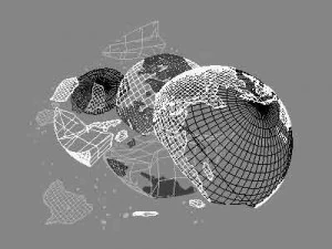 globe 02 broken 3D Model
