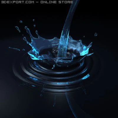 water fx 03 plus 3D Model .c4d .max .obj .3ds .fbx .stl .blend 
