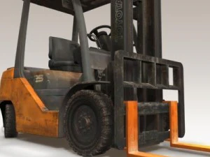 podnośnik widłowy Model 3D