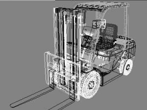 forklift 3D Model