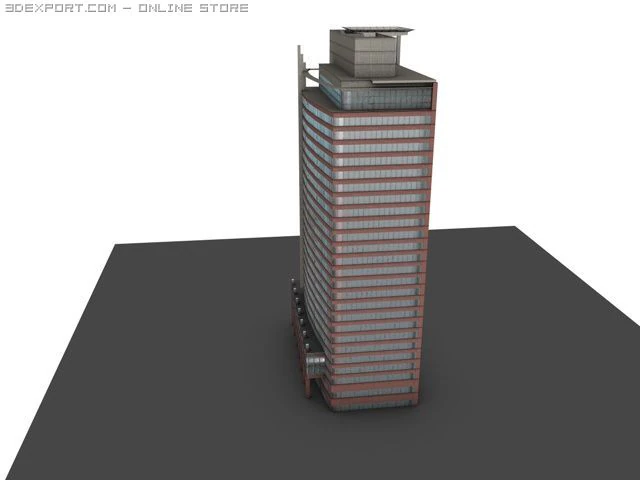550 south hope st 3D Model .c4d .max .obj .3ds .fbx .stl .blend 