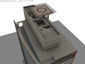 550 south hope st 3D 모델
