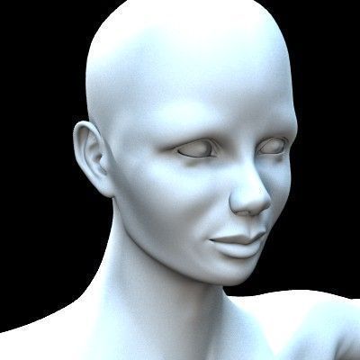 Base female Model 3D .c4d .max .obj .3ds .fbx .stl .blend