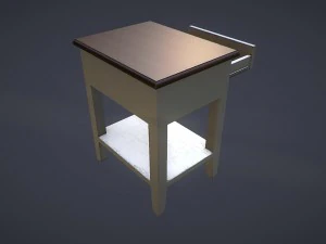 geanimeerd nachtkastje 3D Model