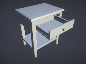 animated bedside table 3Dモデル