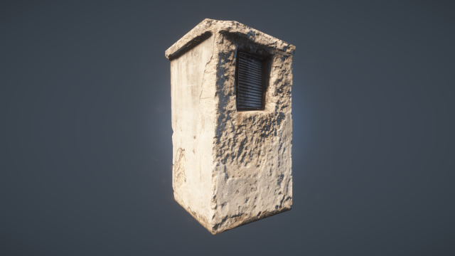 industrial structure lowpoly Model 3D .c4d .max .obj .3ds .fbx .stl .blend 