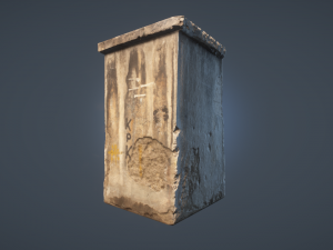 industrial structure lowpoly Model 3D