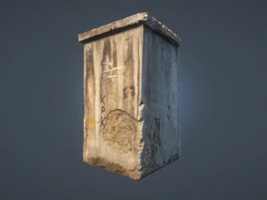 industrial structure lowpoly 3D Model