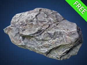 big rock lowpoly 3D Models