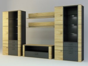 cabinets for living room Modèle 3D
