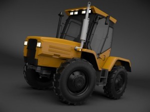 tractor Modèle 3D