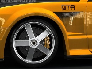 ford mustang gt r concept 3D Model