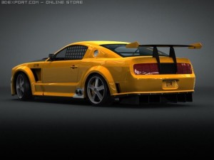 ford mustang gt r concept 3D Model