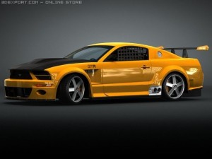 ford mustang gt r concept 3D Model