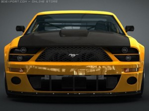 ford mustang gt r concept 3D Model