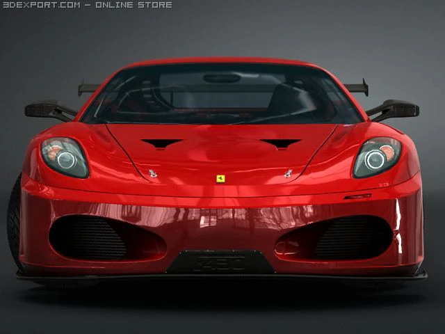 ferrari f 430 gt 3D Model .c4d .max .obj .3ds .fbx .stl .blend
