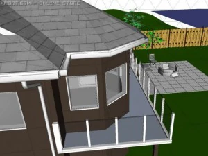 home with walkout basement 3D Model
