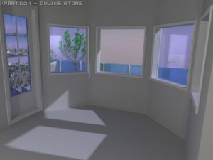 home with walkout basement 3D-Modell