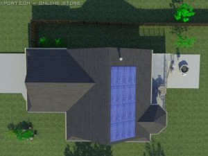 home with walkout basement 3D-Modell