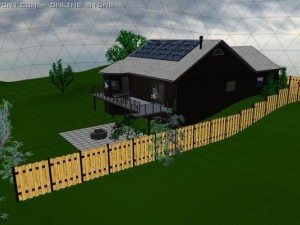 home with walkout basement 3D-Modell