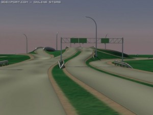 highway overpass 3D Model