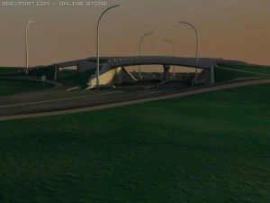 highway overpass 3D Model