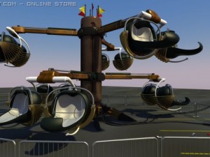 amusement ride  spider 3Dモデル