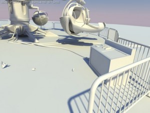 amusement ride  spider 3Dモデル