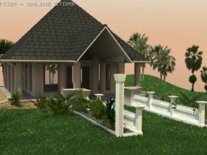 small wedding chapel 3D Model