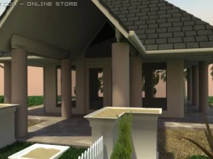 small wedding chapel 3D Model