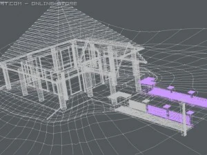 small wedding chapel 3D Model