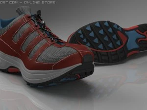 sepatu lari Model 3D