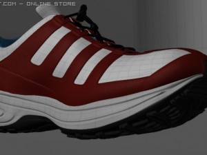 running shoe 3D 模型