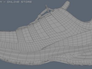 running shoe 3D 模型