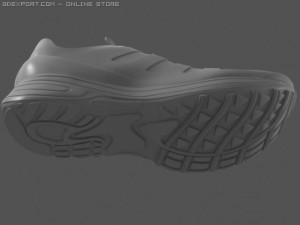 running shoe 3D 模型