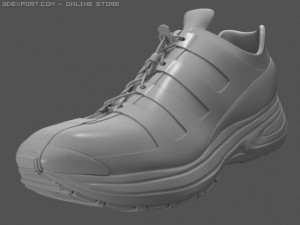 running shoe 3D 模型