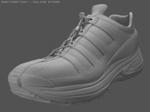 running shoe 3D 模型