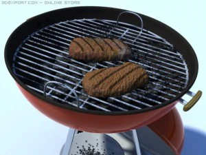classic barbeque 3D Model