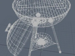 classic barbeque 3D Model