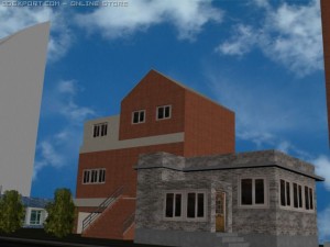 building and house set 3D Model