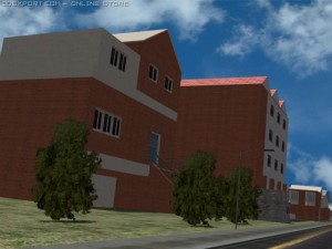 building and house set 3D Model