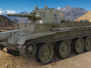 tank bt 7 soviet vray 3Dモデル
