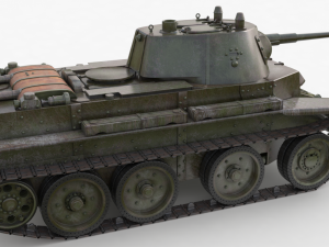 tank bt 7 soviet vray 3Dモデル