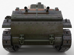 tank bt 7 soviet vray 3Dモデル