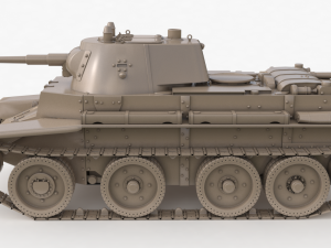 tank bt 7 soviet vray 3Dモデル