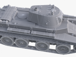 tank bt 7 soviet vray 3Dモデル