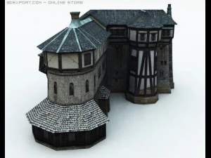 old medieval house 3D Model
