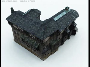 old medieval house 3D Model