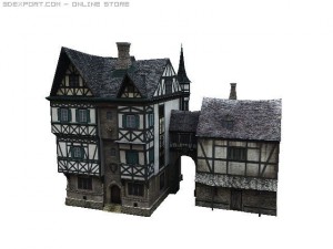german house 3D Модель