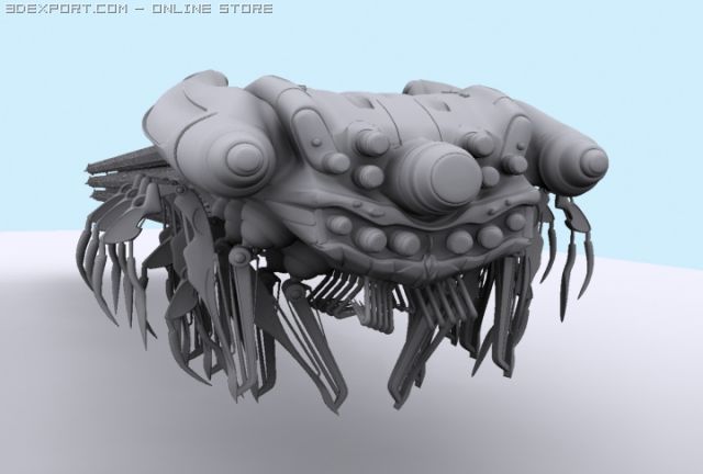 sentinel 3D Модель .c4d .max .obj .3ds .fbx .stl .blend 